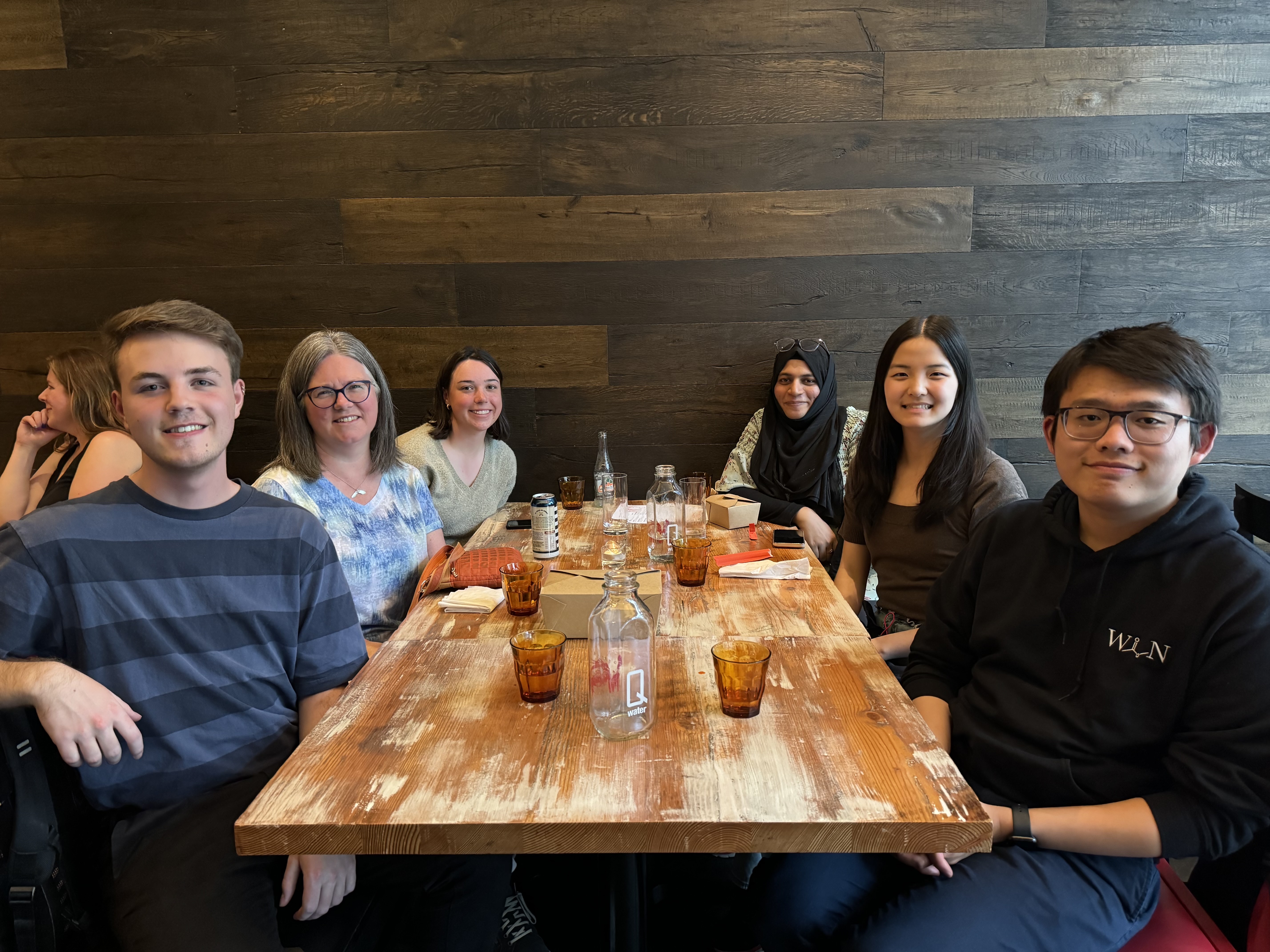 Lunch with colleagues at the 2024 Canadian Chemistry Conference